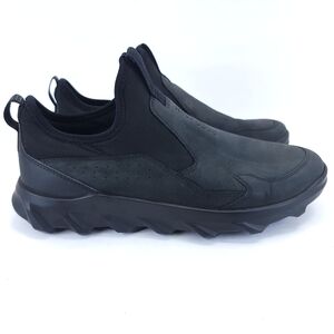 ECCO Men's 820294 MX M Black Nubuck Sneaker Size 6.5 EU 40
